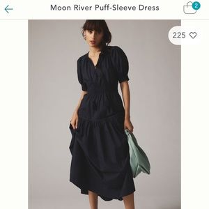 NWT Anthropologie moon river puff sleeve dress 2x